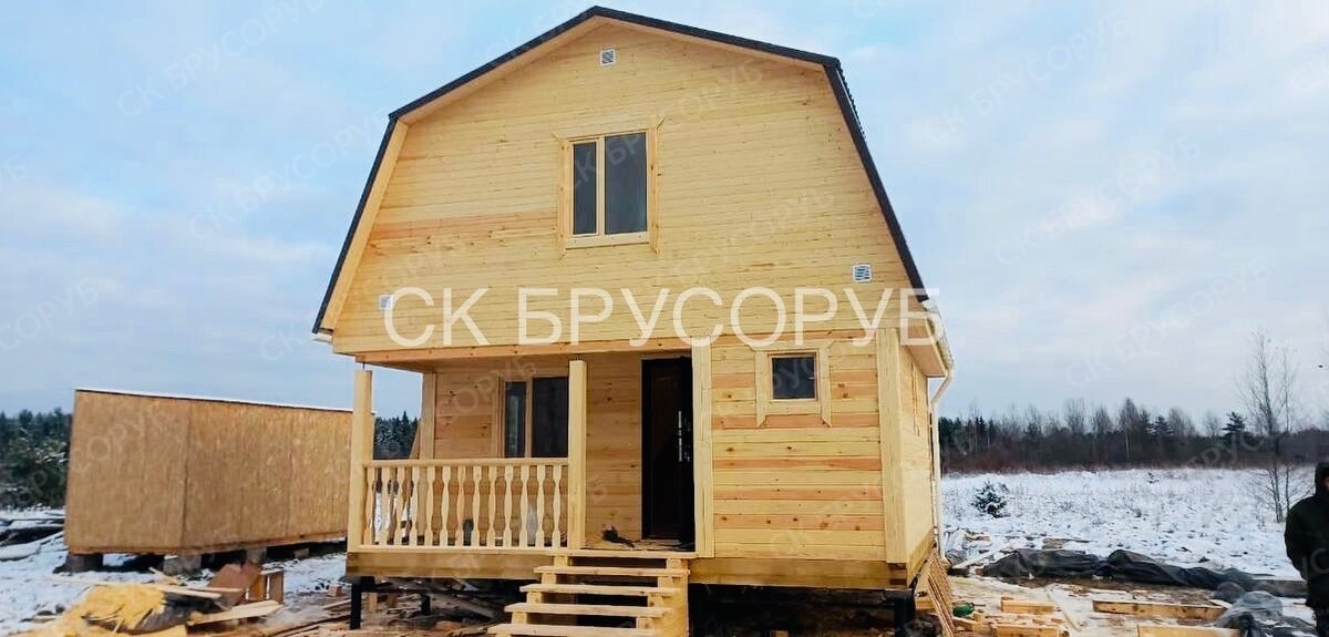 Баня из бруса 6х6 в Ленинградской области, Тихвин