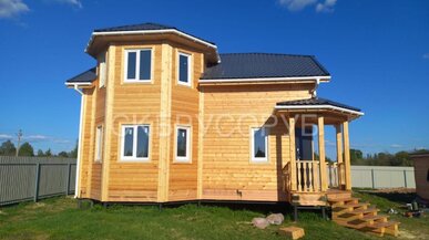 Дом из бруса 8х9.5 под ключ в Псковской области, п. Кунья