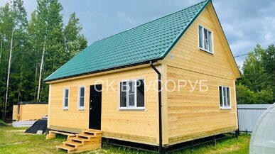 Дом из бруса 7х9 в Ленинградской области, Тосно