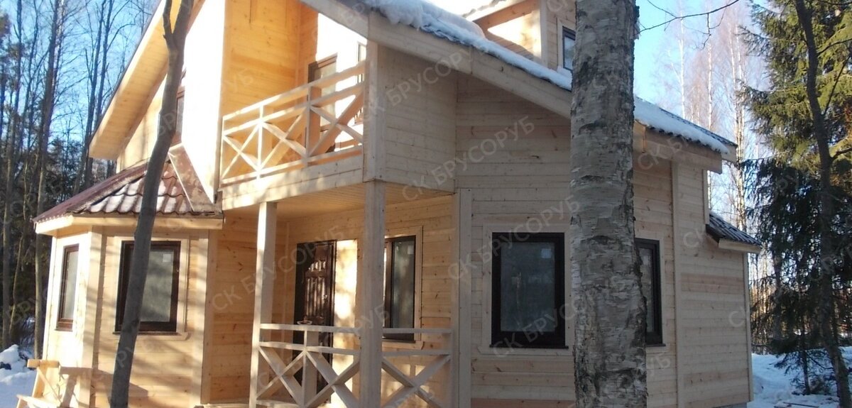 Каркасный дом 7х8.5м. Медвежьегорск, Республика Карелия