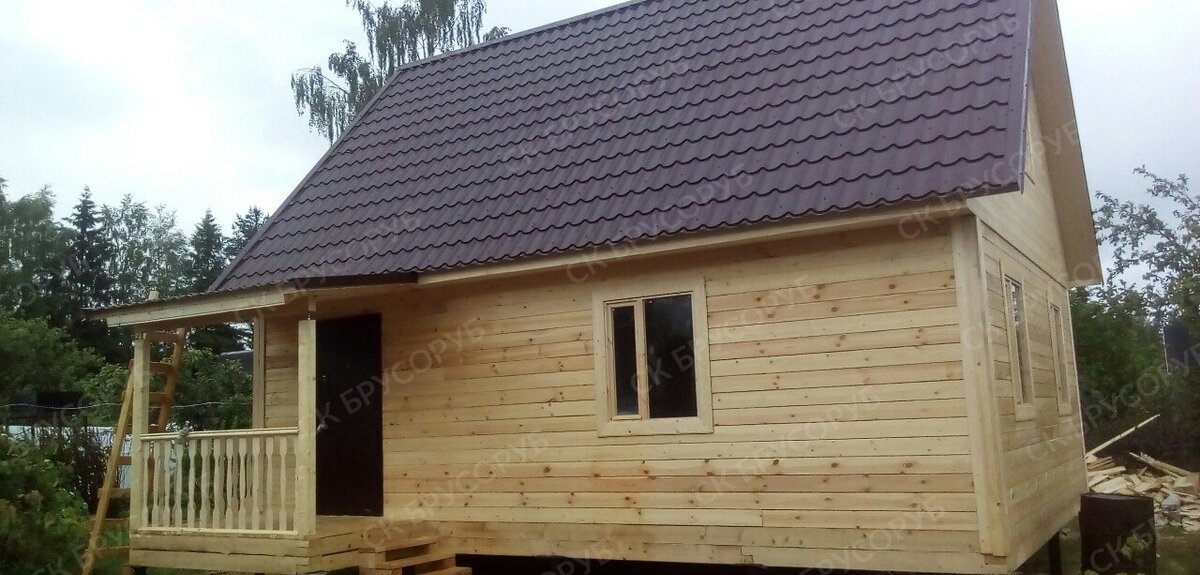 Дом из бруса 6х8 Кировский р-он, Ленинградская область