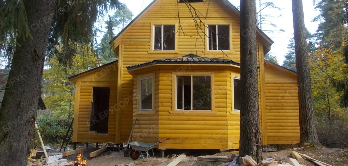 Каркасный дом 8х9м. Кировск, Ленинградская обл