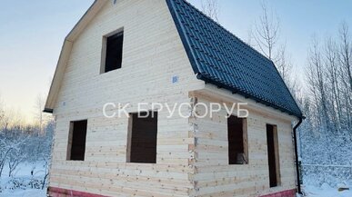 Дом из бруса 6х6 под усадку в Новгородском районе, Фарафоново