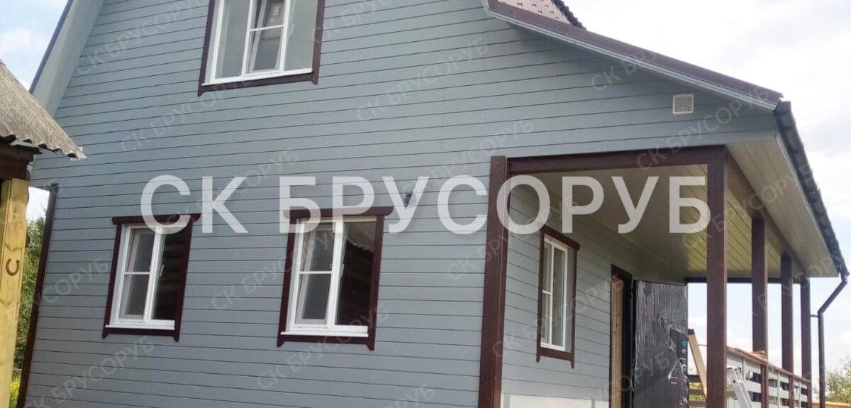 Каркасный дом 8х8 под ключ в Тверской области, село Тургиново